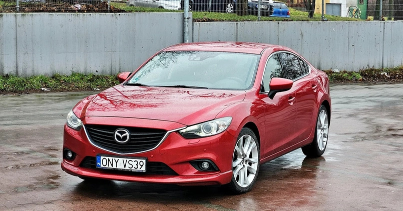 Mazda 6 cena 55900 przebieg: 157000, rok produkcji 2014 z Chojnów małe 667